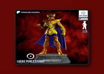 Lucas Perez – Aiolia – Leo Gold Saint – 3D Print Model STL