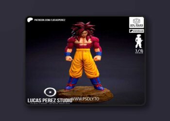 Lucas Perez – Son Goku Super Saiyan 4 Daima – 3D Print Model STL