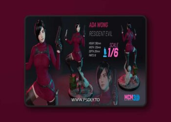 MCM3D – Ada Wong – Resident Evil – 3D Print Model