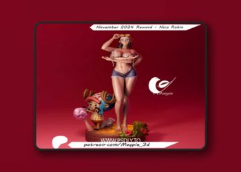 MagPie 3D – Nico Robin – One Piece – 3D Print Model