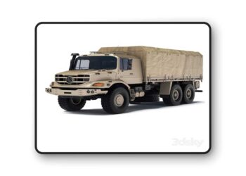 Mercedes-Benz Zetros 3042 tilt body 2019 – 3D Model