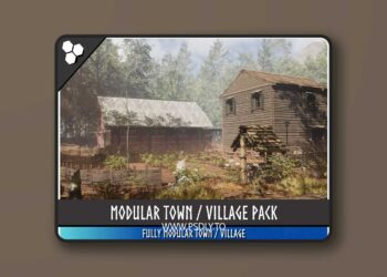 Modular Rural Town / Farm Environment (Medieval,Town,Village) v1.0