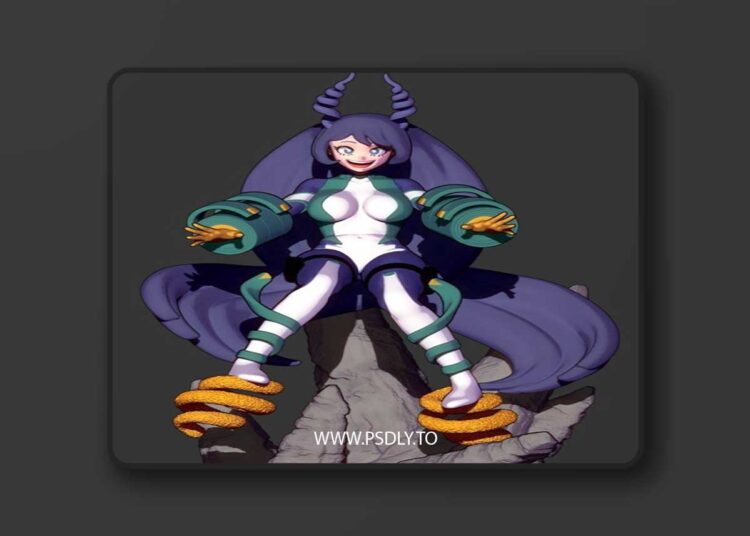 My Hero Academia – Nejire – 3D Print Model STL 1 My Hero Academia – Nejire – 3D Print Model STL