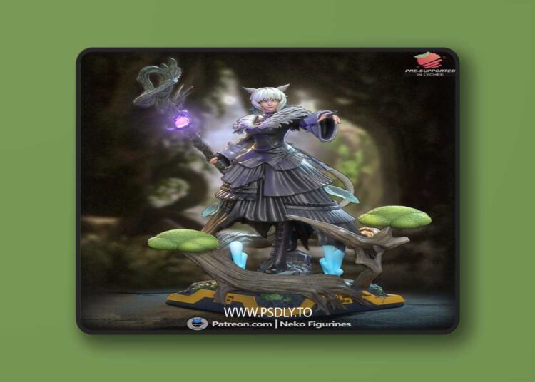 Neko Figurines – Y’shtola Rhul – Final Fantasy – 3D Print Model STL 1 Neko Figurines – Y’shtola Rhul – Final Fantasy – 3D Print Model STL