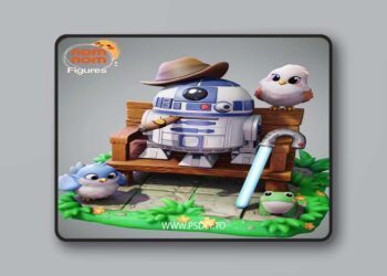 Nomnom Figures – Chibi R2D2 – Star Wars – 3D Print Model STL