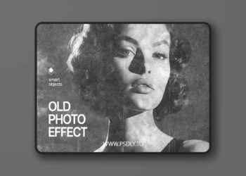 Old Paper Photo Effect for Photoshop
