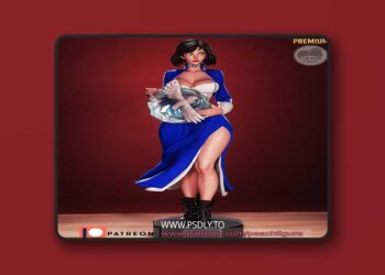 Peach Figure – Elizabeth – Bioshock – 3D Print Model STL