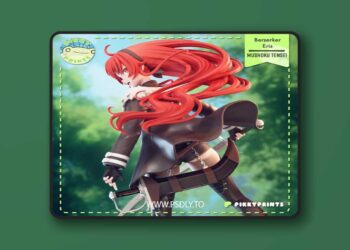 Pikky Prints – Mushoku Tensei – Eris Greyrat – 3D Print Model