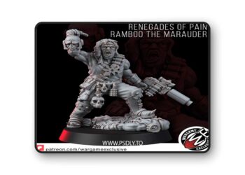 Renegades of Pain – Ramboo the Marauder – 3D Print Model