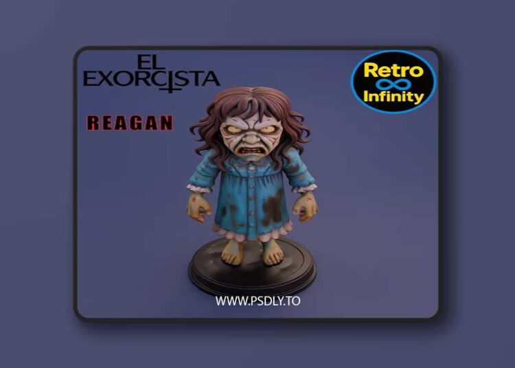 Retro Infinity – Regan – 3D Print Model STL 1 Retro Infinity – Regan – 3D Print Model STL