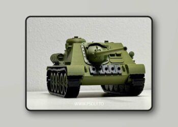 SU-100 Tank Destroyer – 3D Print Model
