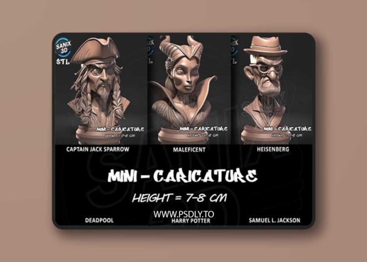 Sanix – Minis August 2025 – 3D Print Model STL 1 Sanix – Minis August 2025 – 3D Print Model STL