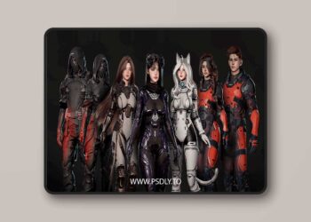 Stellar Sci-Fi Pack: Male and Female Characters (4.19 – 4.27 and 5.0 – 5.6)