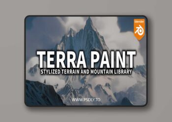 Stylized Terrain And Mountain Library Terra Paint