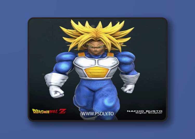 Super Trunks – Dragon Ball Z – 3D Print Model 1 Super Trunks – Dragon Ball Z – 3D Print Model