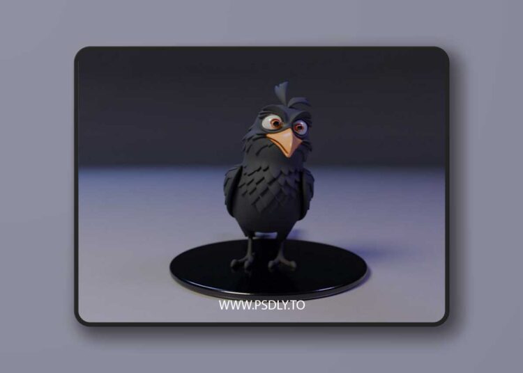 The Crow – 3D Print Model 1 The Crow – 3D Print Model