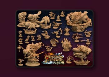 The Dragon Trappers Lodge – Masters of the Elements – 3D Print Model