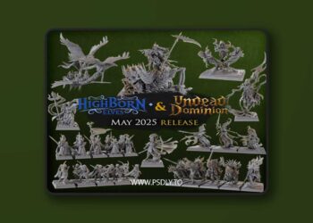 Titan Forge – May 2025 – Highborne Elves and Undead Dominion – 3D Print Model