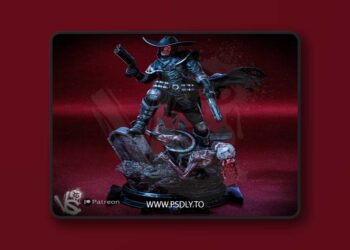 VS3D – Jericho Cross – Darkwatch Curse Of The West – 3D Print Model STL