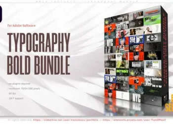 Videohive - Bold Textures - Typography Bundle for Adobe Premiere Pro - 59830779