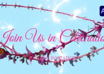 Videohive - Elegant Floral Wedding Invite - 59735362