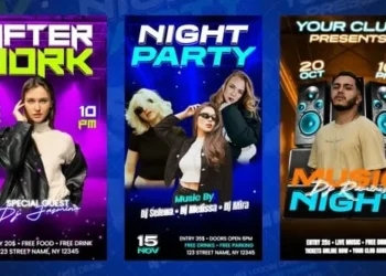 Videohive - Night Party Instagram Reels - 59550007