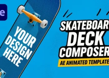 Videohive - Skateboard Deck AE Template – 4 Animations - Custom Deck Creator - 59341189