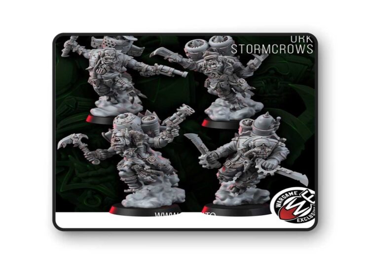 Wargame Exclusive – Ork Stormcrows – 3D Print Model 1 Wargame Exclusive – Ork Stormcrows – 3D Print Model