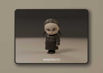 Wednesday Addams – 3D Print Model