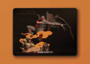 Yongblood Sculpture – Hellbat – DC Comics – 3D Print Model STL