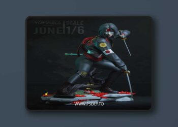 Yongblood Sculpture – Katana – DC Comics – 3D Print Model STL