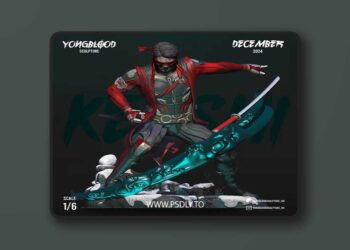 Yongblood Sculpture – Kenshi – 3D Print Model STL