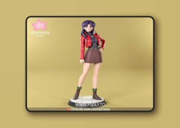 Zahen Studio – Misato Katsuragi – 3D Print Model STL