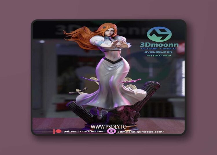 3Dmoonn – Bleach – Orihime – 3D Print Model STL 1 3Dmoonn – Bleach – Orihime – 3D Print Model STL