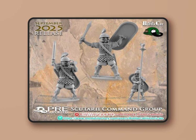 Ancient Iberian Command Group – 3D Print Model STL 1 Ancient Iberian Command Group – 3D Print Model STL