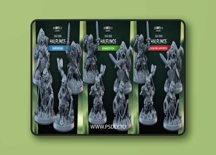 Arbiter Miniatures July 2025 – 3D Print Model STL 1 Arbiter Miniatures July 2025 – 3D Print Model STL