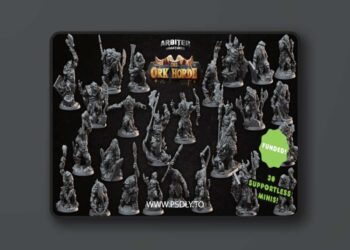 Arbiter Miniatures Kickstarter 6 – The Ork Horde – 3D Print Model