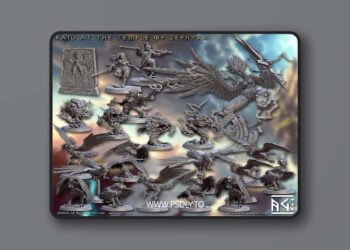 Artisan Guild – August 2025 – Raid at the Temple of Zephyra – 3D Print Model