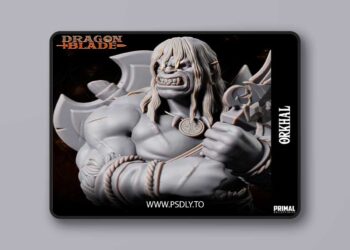 Barbarian Orc – Orkhal – 3D Print Model