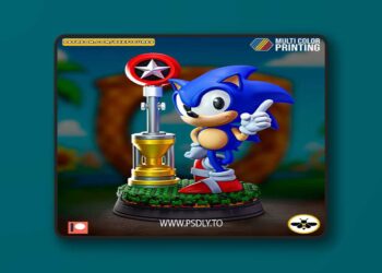 Bee Figures – Sonic – 3D Print Model STL