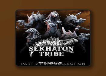 Bestiarum Miniatures – Sekhaton Tribes Part 2 – 3D Print Model
