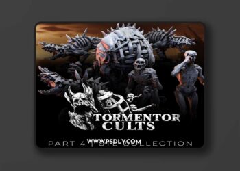 Bestiarum Miniatures – Tormentor Cults Part 4 – 3D Print Model