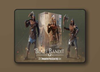 Blaze Bandit - 3D Character for Concept Ar