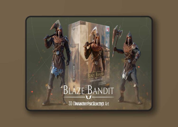 Blaze Bandit - 3D Character for Concept Ar 1 Blaze Bandit - 3D Character for Concept Ar
