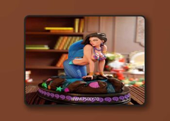 BrunoArt3D – Fanart Little Mermaid Ariel – 3D Print Model STL