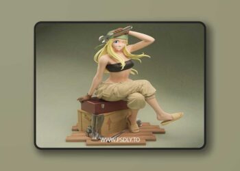 CA 3D Studios – Winry Rockbell Fullmetal Alchemist – 3D Print Model STL