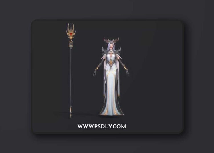 Dragon mother Low-poly 3D Model 1 Dragon mother Low-poly 3D Model