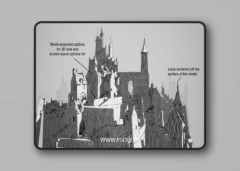 Dynamic Sketch Post-Process Material (5.2)