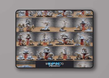 Epic Miniatures – Gruesome Graveyard Set – 3D Print Model