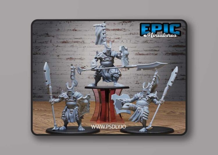 Epic Miniatures – Ninja Legends Set – Samurai and Oni Encounter – Fantasy Asia Collection – 3D Print Model 1 Epic Miniatures – Ninja Legends Set – Samurai and Oni Encounter – Fantasy Asia Collection – 3D Print Model